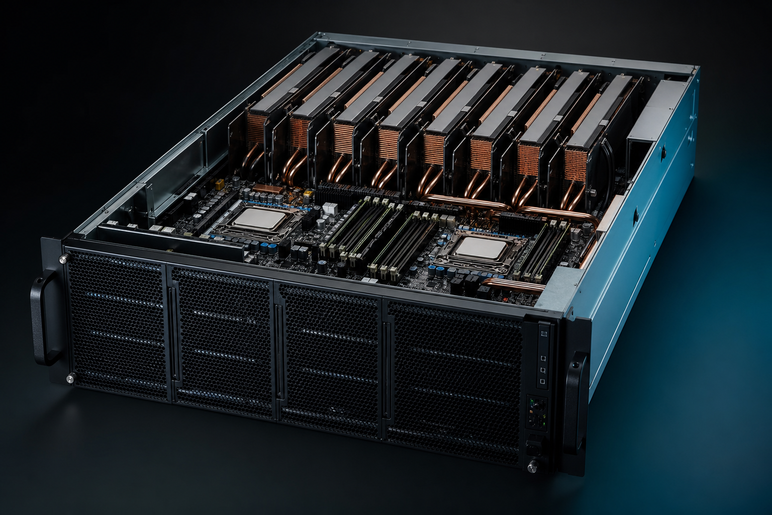 8-GPU AI server